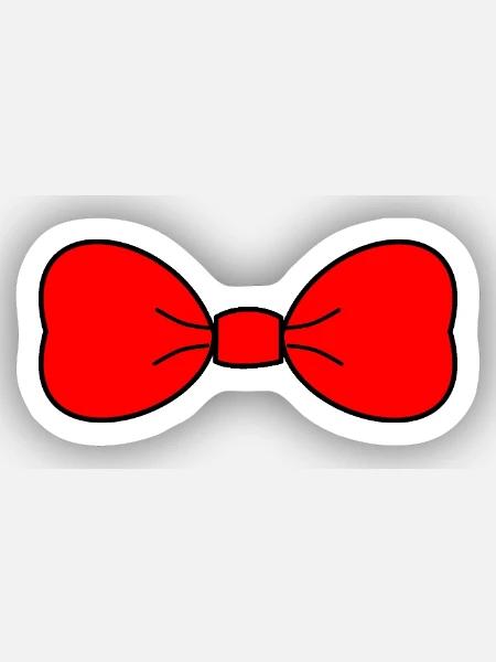 KNOTEN. KRAWATTE - Sticker Größe XS (5 x 5 cm) - Mattweiß