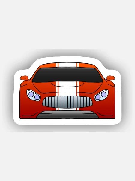Car Auto - Sticker Größe XS (5 x 5 cm) - Mattweiß