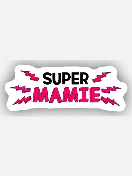 super Oma - Geschenk - Sticker Größe XS (5 x 5 cm) - Mattweiß