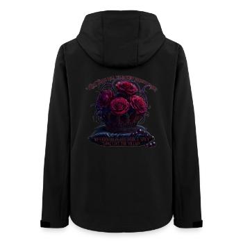Dark Romance Bookish Merch - Spicy Villain - Frauen Recycelte Softshelljacke von Stanley/Stella - Schwarz - Hinten - AI Model Female 172 light (172cm)