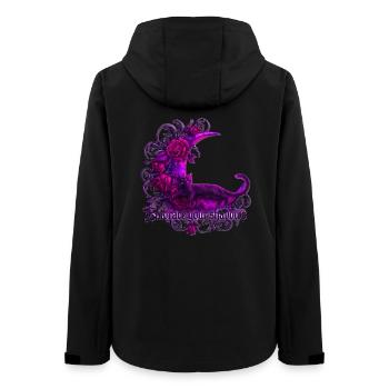 Embrace Your Shadows Gothic Shirt - Frauen Recycelte Softshelljacke von Stanley/Stella - Schwarz - Hinten - AI Model Female 172 light (172cm)
