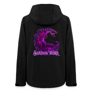 Doing My Shadow Work Witch Shirt - Frauen Recycelte Softshelljacke von Stanley/Stella - Schwarz - Hinten - AI Model Female 172 light (172cm)