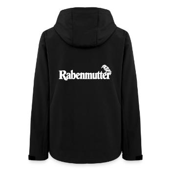 Rabenmutter - Rabe - Mutter - Mama - Mami - Frauen Recycelte Softshelljacke von Stanley/Stella - Schwarz - Hinten - AI Model Female 172 light (172cm)