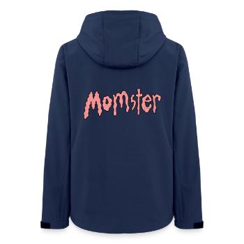 Momster - Frauen Recycelte Softshelljacke von Stanley/Stella - Navy - Hinten - AI Model Female 172 light (172cm)