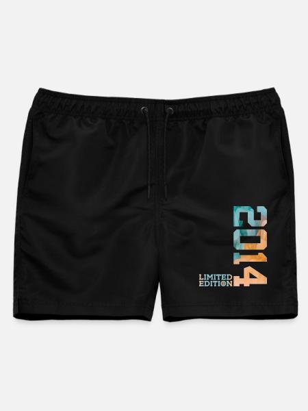 12. GEBURTSTAG LIMITED EDITION 2014 - Männer Badeshorts - Schwarz