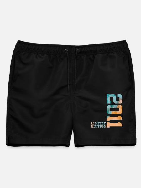 15. GEBURTSTAG LIMITED EDITION 2011 - Männer Badeshorts - Schwarz
