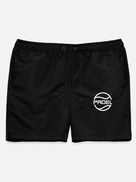 Padeltennis Paddle Padelspieler Padel - Männer Badeshorts - Schwarz