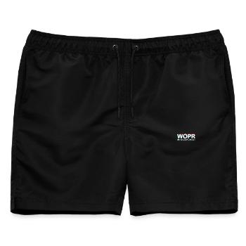 WOPR WarGames inspiriert: Glitched-Effekt-Design - Männer Badeshorts - Schwarz - Vorne - AI Model Male 178 light (178cm)