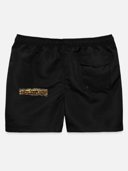 Holzwurm - Männer Badeshorts - Schwarz