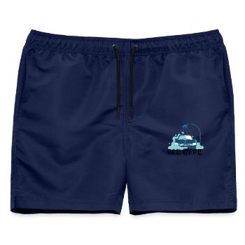 Stylish Car Wash Blue - Männer Badeshorts - Navy - Vorne - AI Model Male 178 light (178cm)