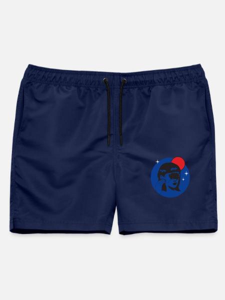 Photon Doppelspalt Quantenphysik Physiker Geschenk - Männer Badeshorts - Navy