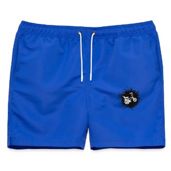Chopper - Männer Badeshorts - Royalblau - Vorne - AI Model Male 178 light (178cm)