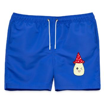 Kawaii Pilz Kawaii Fliegenpilz Kawaii Kostüm - Männer Badeshorts - Royalblau - Vorne - AI Model Male 178 light (178cm)