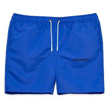 Ruhrpott - Männer Badeshorts - Royalblau - Vorne - AI Model Male 178 light (178cm)