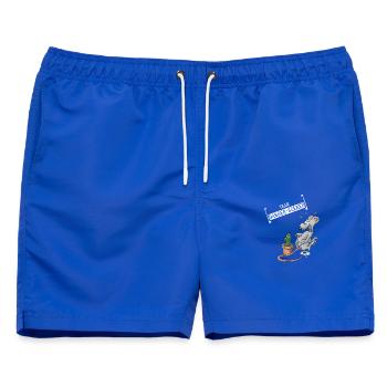 Team Danger-Seeker - Männer Badeshorts - Royalblau - Vorne - AI Model Male 178 light (178cm)