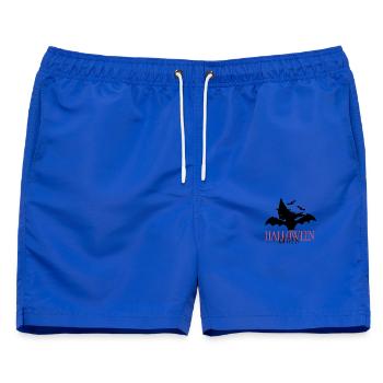 Hexe Halloween - Männer Badeshorts - Royalblau - Vorne - AI Model Male 178 light (178cm)