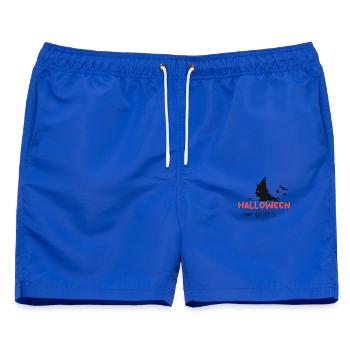 Halloween Hexe - Männer Badeshorts - Royalblau - Vorne - AI Model Male 178 light (178cm)