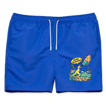 Prioritäten - Männer Badeshorts - Royalblau - Vorne - AI Model Male 178 light (178cm)