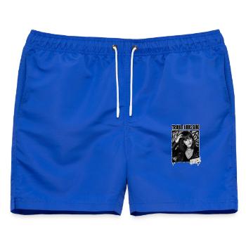 Cool Trouble Girl 13.1 - Männer Badeshorts - Royalblau - Vorne - AI Model Male 178 light (178cm)