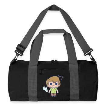 Scooby-Doo X Gokko Shaggy Mit Fledermäusen - Recycelte Duffle Bag - Schwarz/Graphitgrau - Vorne
