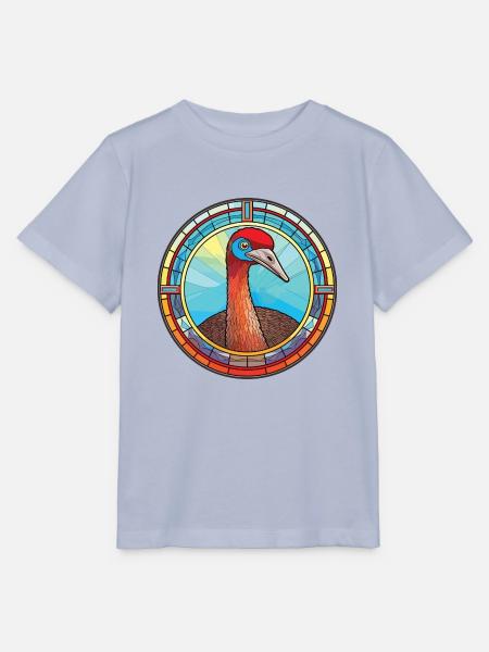 Strauß buntes Aquarell Tier Illustration - Stanley/Stella Kinder T-Shirt MINI CREATOR - Lavendel-Violett