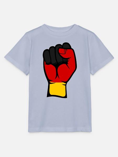 Deutschland Flagge Faust - Stanley/Stella Kinder T-Shirt MINI CREATOR - Lavendel-Violett