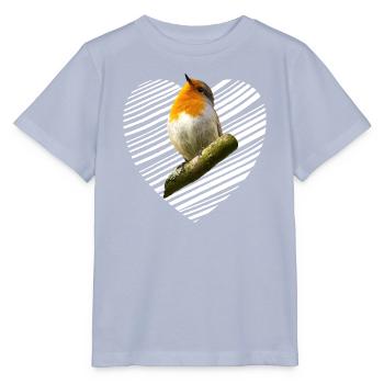 Rotkehlchen Singvogel - Stanley/Stella Kinder T-Shirt MINI CREATOR  - Lavendel-Violett - Vorne - Braiden (125cm)