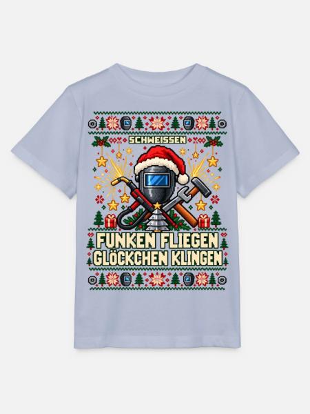 Schweißen - Funken fliegen, Glöckchen klingen - Stanley/Stella Kinder T-Shirt MINI CREATOR - Lavendel-Violett