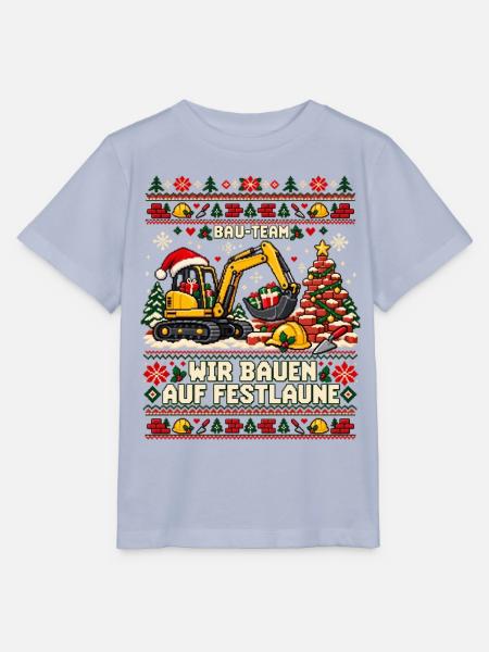 Bau-Team - Wir bauen auf Festlaune - Stanley/Stella Kinder T-Shirt MINI CREATOR  - Lavendel-Violett