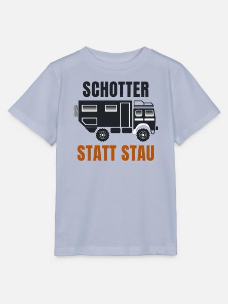 Schotter statt Stau – Offroad Spruch - Stanley/Stella Kinder T-Shirt MINI CREATOR  - Lavendel-Violett