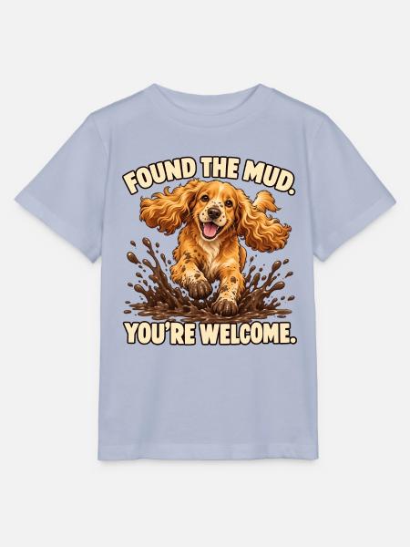 Cocker Spaniel fand den Schlamm - Stanley/Stella Kinder T-Shirt MINI CREATOR  - Lavendel-Violett