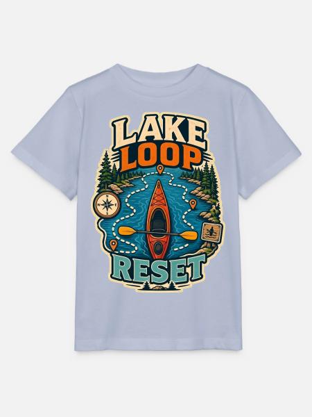 LAKE LOOP RESET - Stanley/Stella Kinder T-Shirt MINI CREATOR - Lavendel-Violett