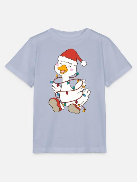 Süße Weihnachtsgans - Stanley/Stella Kinder T-Shirt MINI CREATOR - Lavendel-Violett