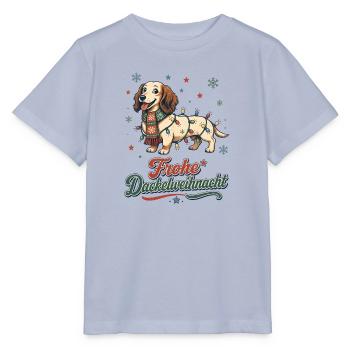 Frohe Dackelweihnacht – Retro Dackel - Stanley/Stella Kinder T-Shirt MINI CREATOR  - Lavendel-Violett - Vorne - Braiden (125cm)
