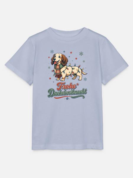 Frohe Dackelweihnacht – Retro Dackel - Stanley/Stella Kinder T-Shirt MINI CREATOR - Lavendel-Violett