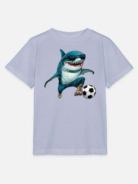 Fussball Hai Fisch - Stanley/Stella Kinder T-Shirt MINI CREATOR - Lavendel-Violett