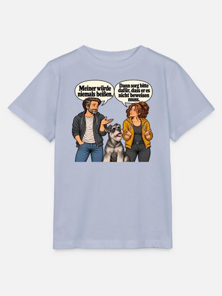 Salz-und-Pfeffer-Schnauzer_im_Gesprach - Stanley/Stella Kinder T-Shirt MINI CREATOR - Lavendel-Violett