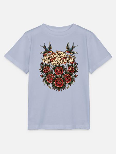 Kindness Grows The Coolest Flowers - Stanley/Stella Kinder T-Shirt MINI CREATOR - Lavendel-Violett