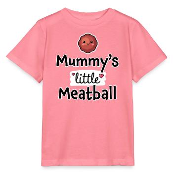 Mummy's Little Meatball – Baby & Kids Clothes - Stanley/Stella MINI CREATOR Kids’ T-Shirt - pink joy  - Front