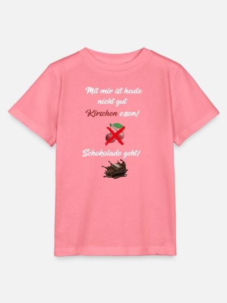 Mit mir ist heute nicht gut Kirschen essen! - Stanley/Stella Kinder T-Shirt MINI CREATOR - Pink
