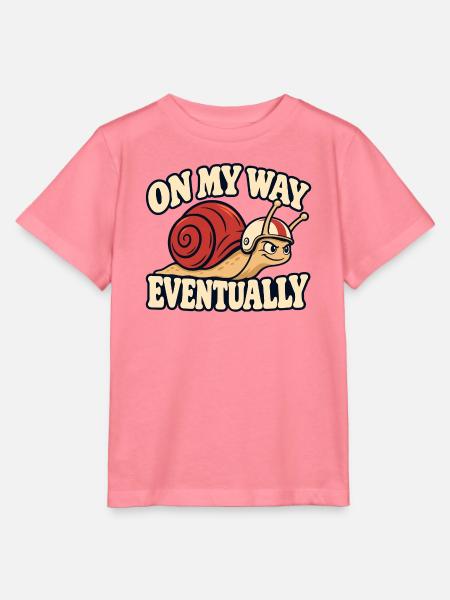 Schließlich Racing Snail - Stanley/Stella Kinder T-Shirt MINI CREATOR - Pink