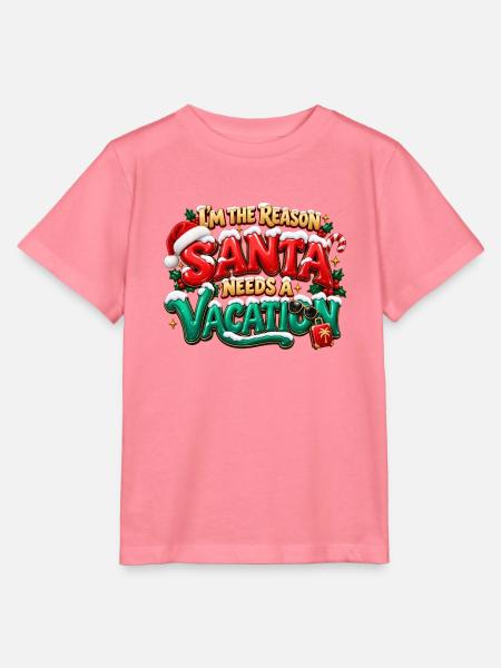 Der Weihnachtsmann braucht Urlaub - Stanley/Stella Kinder T-Shirt MINI CREATOR  - Pink 
