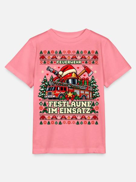 Feuerwehr - Festlaune im Einsatz - Stanley/Stella Kinder T-Shirt MINI CREATOR  - Pink 