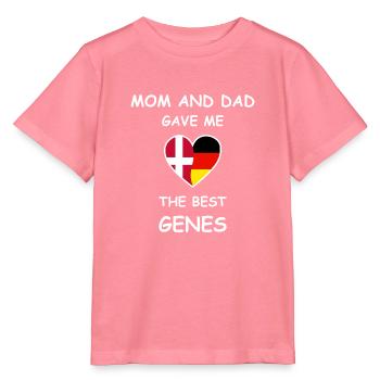 Denmark Germany Genes Heart White - Stanley/Stella Kinder T-Shirt MINI CREATOR  - Pink  - Vorne