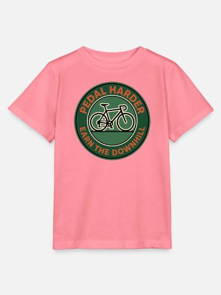Pedal Harder – Ausdauer-Radsportabzeichen - Stanley/Stella Kinder T-Shirt MINI CREATOR - Pink