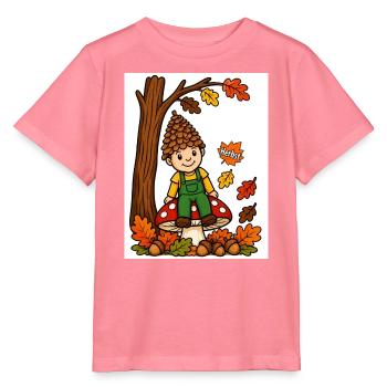 EG Herbst Männlein Kind Wald Wichtel Geschenk - Stanley/Stella Kinder T-Shirt MINI CREATOR  - Pink  - Vorne