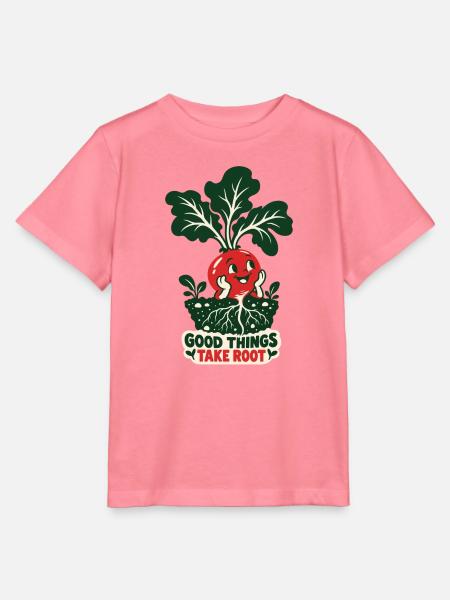 Gute Dinge Wachsen Wurzeln - Stanley/Stella Kinder T-Shirt MINI CREATOR - Pink