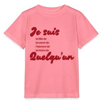Ich bin jemand – Feminismus - Stanley/Stella Kinder T-Shirt MINI CREATOR  - Pink  - Vorne