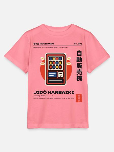Japanischer Getränkeautomat Jidohanbaiki - Stanley/Stella Kinder T-Shirt MINI CREATOR - Pink