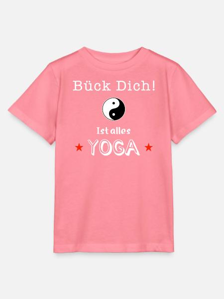 bueck dich yoga - Stanley/Stella Kinder T-Shirt MINI CREATOR - Pink